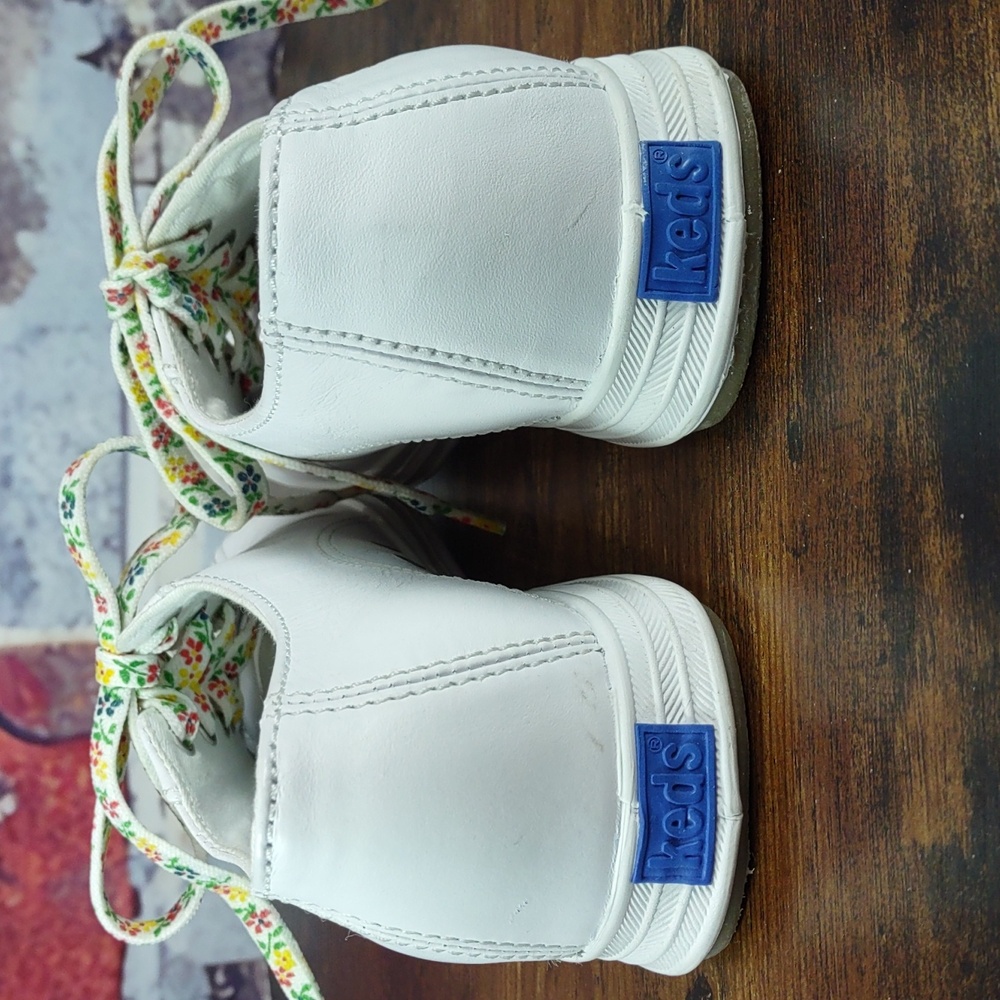 ❌️ Final Sale•••Keds® Original White Leather Lace-up Sneakers - Picture 6 of 12